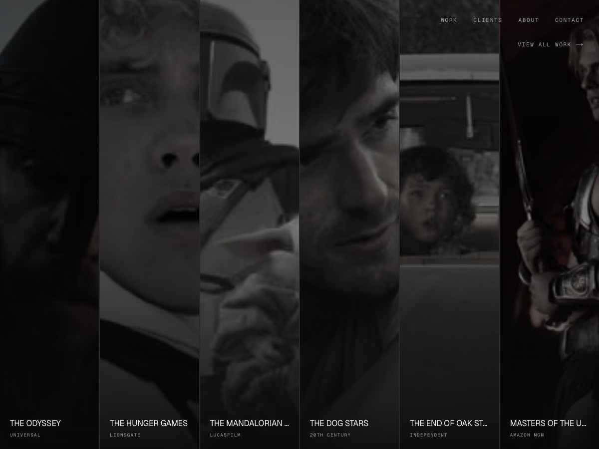 Boomerang trailer music website homepage